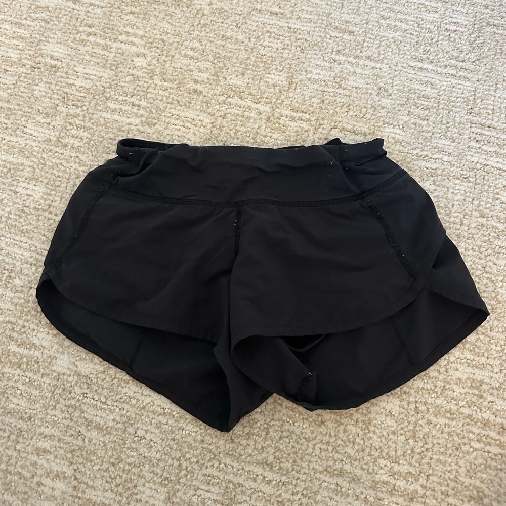 Black lulu lemon speed ups 2.5
